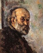 Paul Cezanne hat man oil painting artist